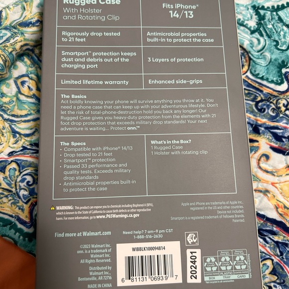 Protect Onn IPhone 13/14 Case - Picture 3 of 3